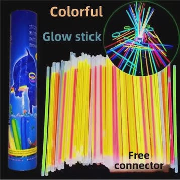 Glowsticks Multicolor 50/100 Stuks - Feestverlichting & Armb, Verzenden, Nieuw