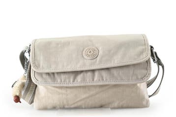 Kipling Schoudertas Beige, Verzenden, Zo goed als nieuw, Beige