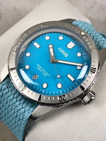 Oris - Divers Sixty Five Cotton Candy Automatic Blue - 01, Nieuw