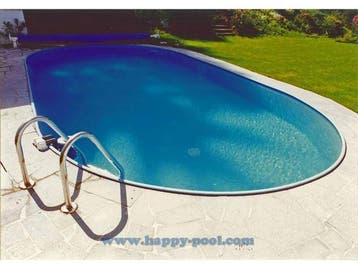 Happy Pool Ovaal inbouwbad 150 cm diep, Verzenden, Nieuw