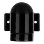 Bailey Wandlamp Porselein E27 Zwart - haaks opbouwarmatuu..., Ophalen of Verzenden, Nieuw