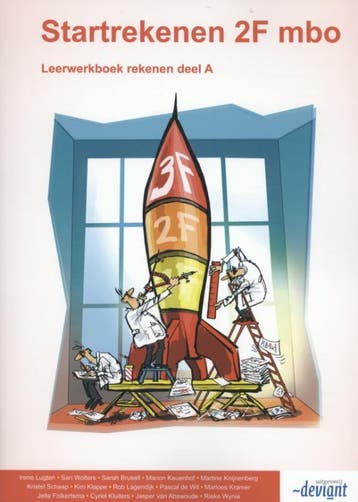 Startrekenen 2F MBO Rekenen Deel A deel leerwe 9789491699436, Verzenden, Zo goed als nieuw