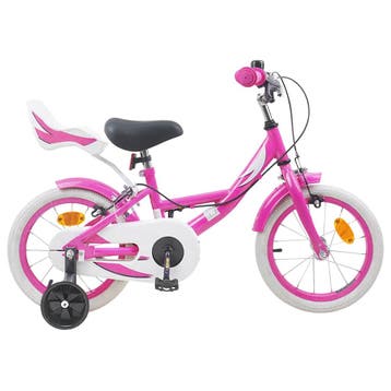 vidaXL Kinderfiets 12 Inch voor 2-4 jaar oud Roze, Verzenden, Nieuw
