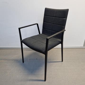 Lammhults kantoorstoel - donkergrijze stof (alleen per set), Huis en Inrichting, Stoelen, Ophalen of Verzenden, Nieuw