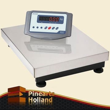 RVS Platformweegschaal Accurex RXT-S  (150kg x 20g), Witgoed en Apparatuur, Weegschalen, 1 tot 500 gram, Nieuw, Ophalen of Verzenden