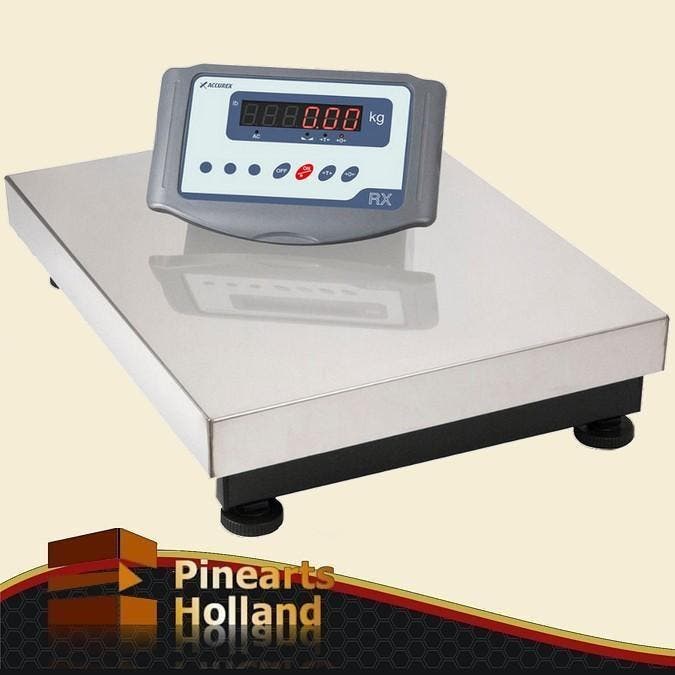 RVS Platformweegschaal Accurex RXT-S  (150kg x 20g), Witgoed en Apparatuur, Weegschalen, 1 tot 500 gram, Digitaal, Nieuw, Overige typen