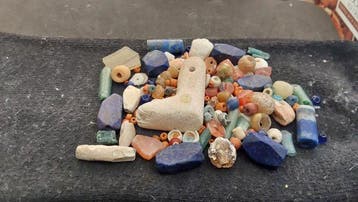 Oudegyptisch naar Romeins Glas meer dan honderd oude kralen