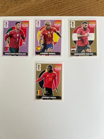 2026 Panini World Cup Stickers Cristiano Ronaldo, Lamine, Nieuw