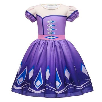 Prinsessenjurk - Prinses Elsa - Paarse zomerjurk, Ophalen of Verzenden, Nieuw