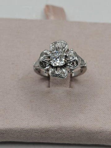 Ring Platina - 0.90ct. tw. Diamant (Natuurlijk) - Diamant -, Nieuw