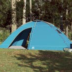 vidaXL Tent 8-persoons waterdicht blauw, Verzenden, Nieuw, Tot en met 2