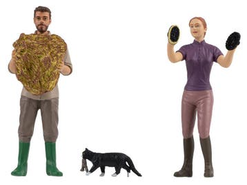 POLA 331519 Pferdepfleger und Katze (1:22,5, Figuren), Ophalen of Verzenden, Nieuw