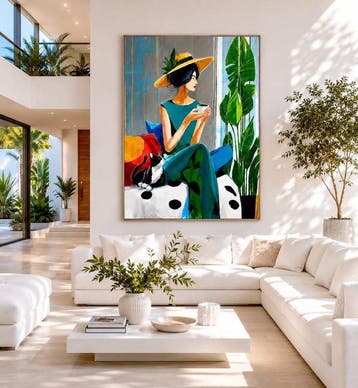 Kiri Aguilera (1982) XL 120 x 90 cm - Serenidad en Verde