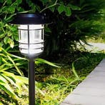 Set van 4 linkbare solarlampen | Instelbaar wit licht, Zonne-energie, Kunststof, Verzenden, Minder dan 50 watt