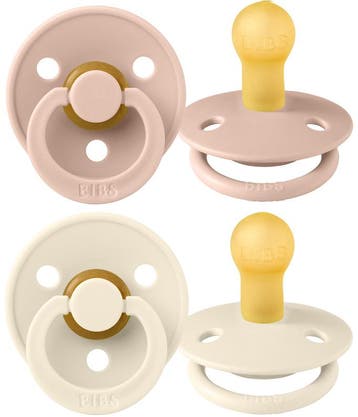 Bibs Ivory/Blush 0-6 mnd 2 Stuks Fopspeen, Kinderen en Baby's, Babyvoeding en Toebehoren, Verzenden, Nieuw