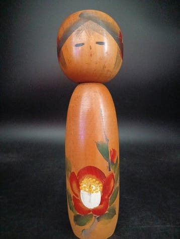 Beeldje - Vintage Sosaku Kokeshi - Kantsubaki, Antiek en Kunst