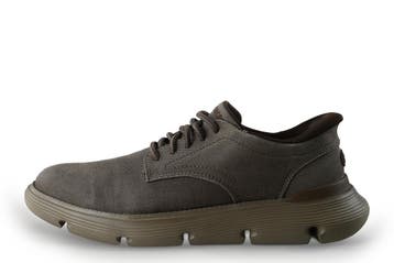 Skechers Instappers in maat 43 Bruin, Kleding | Heren, Bruin, Verzenden, Overige typen, Zo goed als nieuw