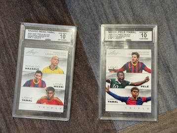 Leaf Lionel Messi, Pelé, Ronaldo Nazário, Lamine Yamal, Nieuw