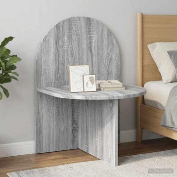 vidaXL Nachtkastje Grijs sonoma 48 x 49 x 65 cm, Verzenden, Nieuw, 55 tot 70 cm, 45 tot 65 cm