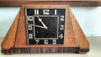 Amsterdamse School klok - Art Deco eiken-coromandel -, Antiek en Kunst, Antiek | Klokken