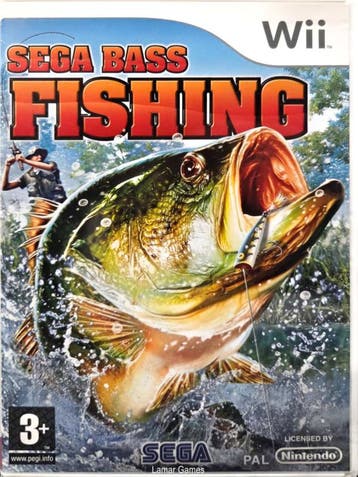 Sega Bass Fishing (Nintendo Wii used game), Ophalen of Verzenden, Zo goed als nieuw