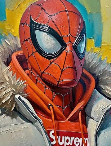 Jacob Hitt - does Spiderman w/COA XXL, Nieuw