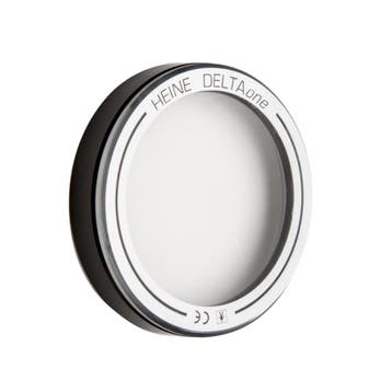 Heine contactglas met schaal voor DELTAone dermatoscoop, Diversen, Verpleegmiddelen, Verzenden, Nieuw