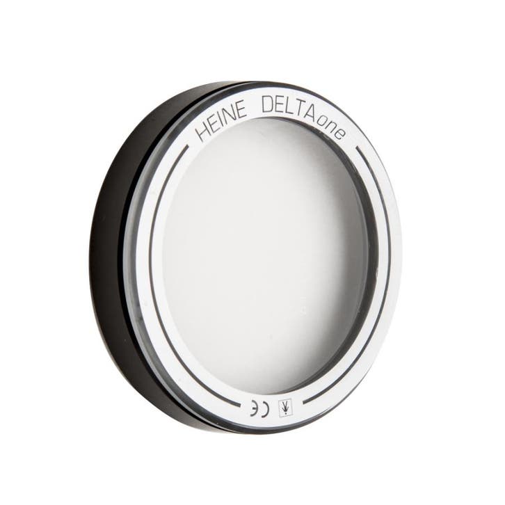 Heine contactglas met schaal voor DELTAone dermatoscoop, Diversen, Verpleegmiddelen, Nieuw, Verzenden