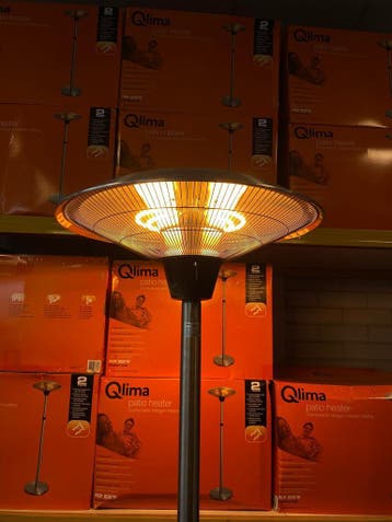 Qlima Elektrische Terrasverwarmer, Ophalen of Verzenden, Nieuw