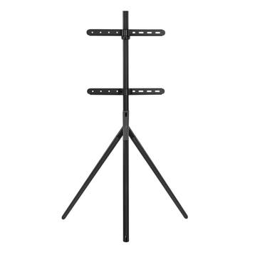 TV standaard Valle Tv statief 137x86x47 cm tot 65 inch zwart, Verzenden, Nieuw