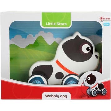 Toi-Toys Wiebelhond Trekfiguur - Zwart/Wit - Voor Peuters..., Ophalen of Verzenden, Nieuw