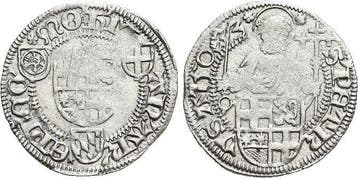 Schilling (1/2 Albus) 1503 Koeln-erzbistum Hermann von He..., Verzenden
