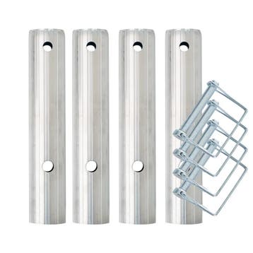 4 x Koppelpen tbv kamer-en rolsteiger inclusief 8 borgclips, Verzenden, Nieuw
