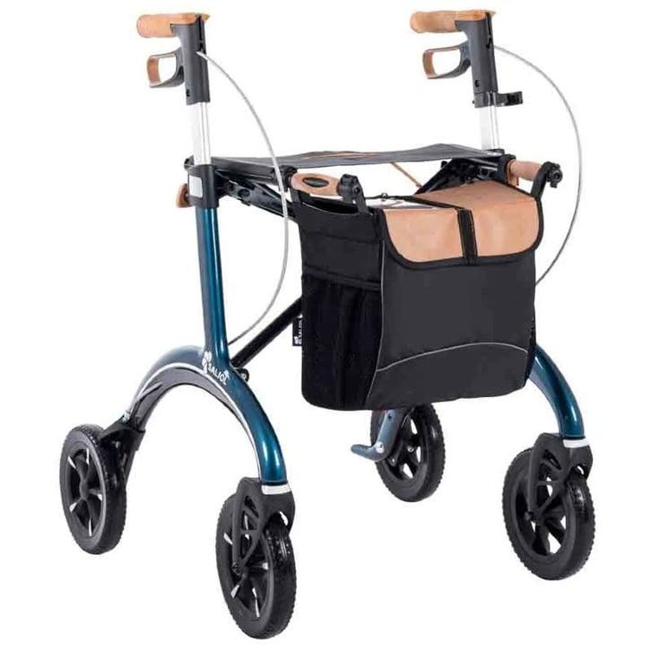 Saljol Carbon lichtgewicht rollator - Blauw, Regular, Diversen, Rollators, Ophalen of Verzenden