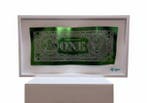 Karl Lagasse - Sculpture Alluminium et Bois *One dollar