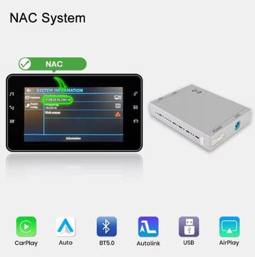 Peugeot Citroën Draadloze Apple Carplay & Android Auto m..., Nieuw