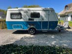 Eriba Touring Urban 542 Harbour Blue, Treinzit, Tot en met 3, 4 tot 5 meter, Lengtebed