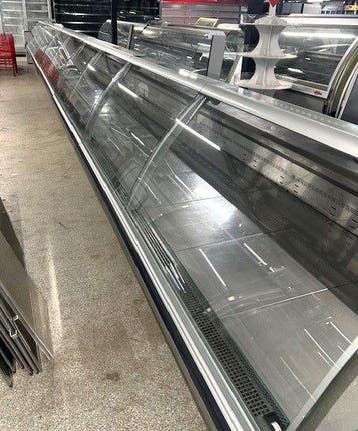 Tuna geforceerde koeltoonbank – B190 x D115 x H125 cm –, Gebruikt