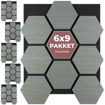 Akoestische panelen Sonic Shield houtlook - lichtgrijze eik, Verzenden, Nieuw
