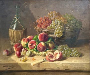 Alfred Arthur Brunel de Neuville (1852-1941) - Still Life of, Antiek en Kunst