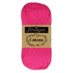 Scheepjes Catona - 10g - 604 Neon Pink, Ophalen of Verzenden, Nieuw, Breien of Haken, Wol of Garen