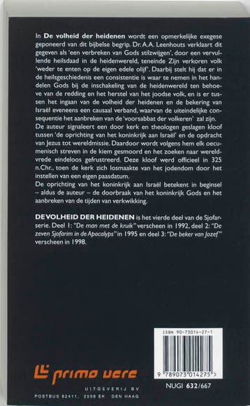 De volheid der heidenen / Sjofar-serie / 4 9789073014275, Verzenden, Zo goed als nieuw, A.A. Leenhouts