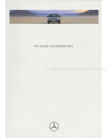1991 MERCEDES BENZ S KLASSE BROCHURE NEDERLANDS, Boeken, Nieuw, Author