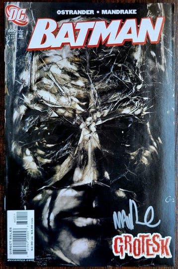 Batman #660 - Signed by Tom Mandrake + COA and POA - 1, Boeken, Nieuw