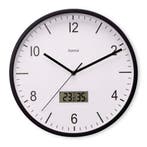 Hama DCF Wandklok Lanzarote Tikt Niet + Thermometer en Hy..., Verzenden, Nieuw, Overige typen