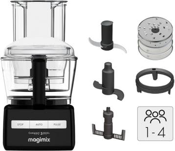Magimix Foodprocessor CS 3200 XL - Zwart - Citruspers, Ophalen of Verzenden, Zo goed als nieuw
