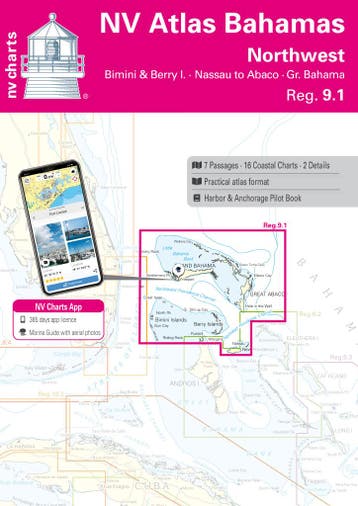 NV Charts Bahamas Noordwest - 9.1 - Bimini &amp; Berry I. -, Ophalen of Verzenden, Nieuw