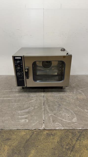 RVS Zanussi Steamer Heteluchtoven met vochtinjectie 6 x 1/1, Zakelijke goederen, Ophalen of Verzenden, Gebruikt