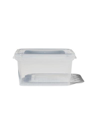 HEMA Opbergdoos met deksel 1.2L Dublin transparant 18x12x10, Verzenden, Nieuw