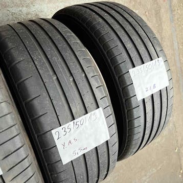 2 x Yokohama 235-50-19 Zomerbanden 5,5mm, 19 inch, Gebruikt, Ophalen of Verzenden, 235 mm